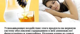 treatment of insomnia with honey