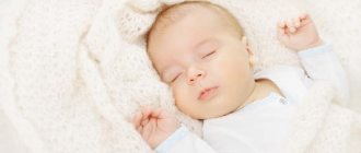 A child twitches in his sleep: this is a symptom of illness